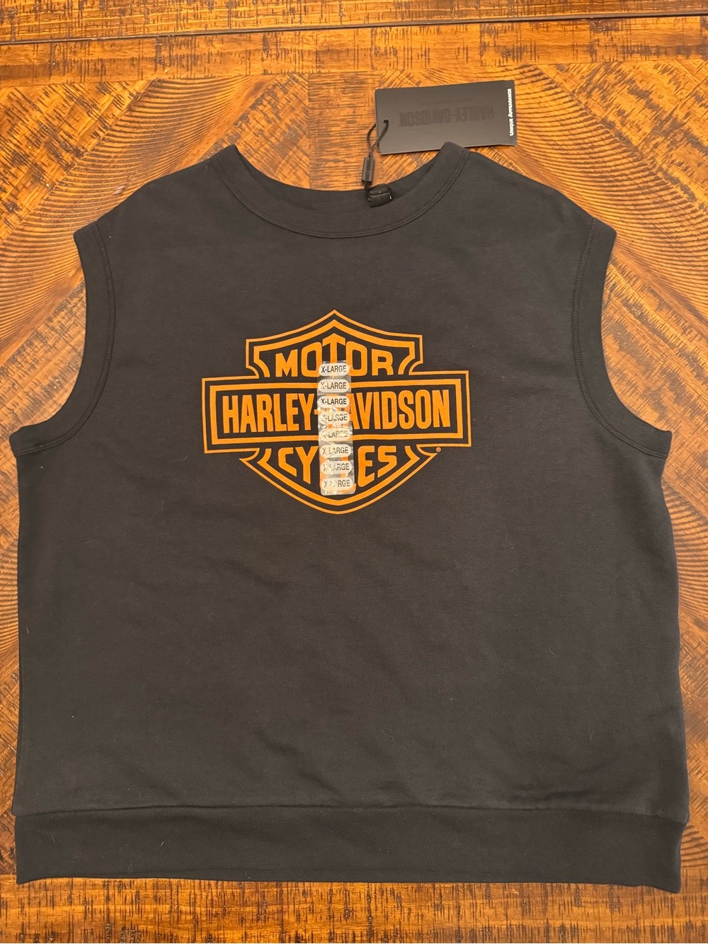 Harley-Davidson Sleeveless Sweatshirt Vest – Size XL – NWT
